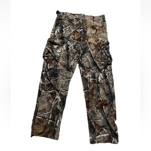Game Winner Realtree Camo Pants Mens  Medium HD Camo Hunting Woods Leaves Tree